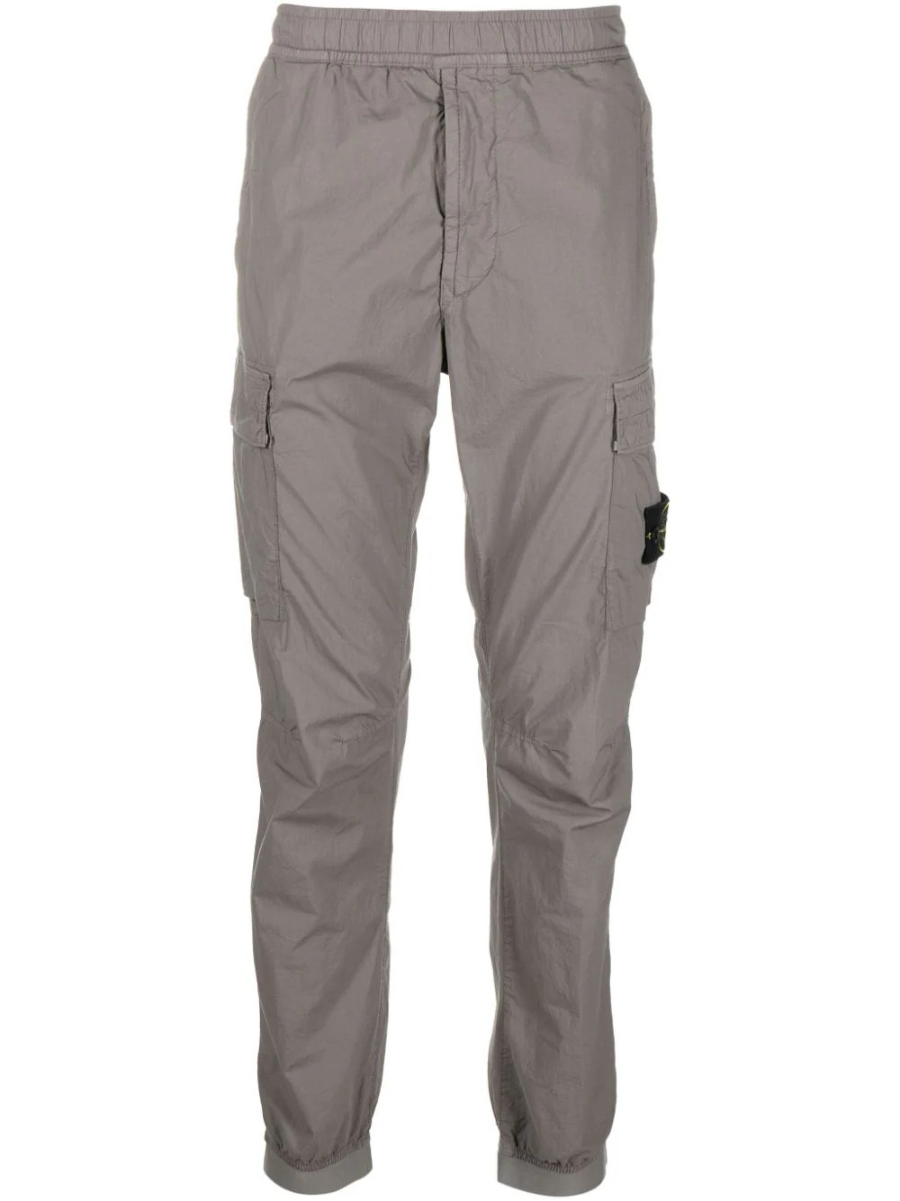 Compass-appliqué cargo track pants